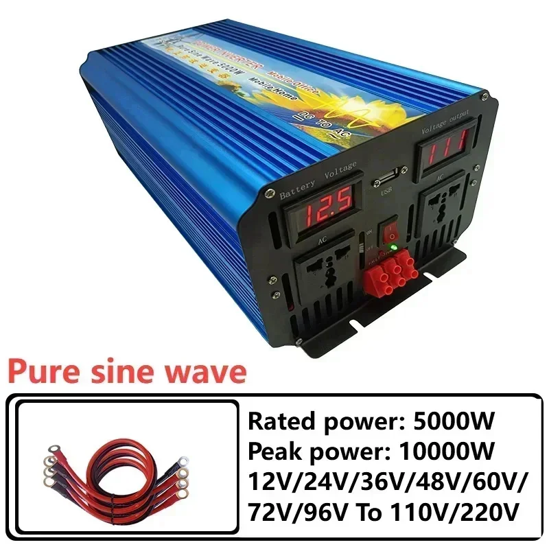5000W 12V 24V 36V 48V 60V 72V  – Pure Sine Wave Inverter 5000W 48V 220V Bewertung und Preis