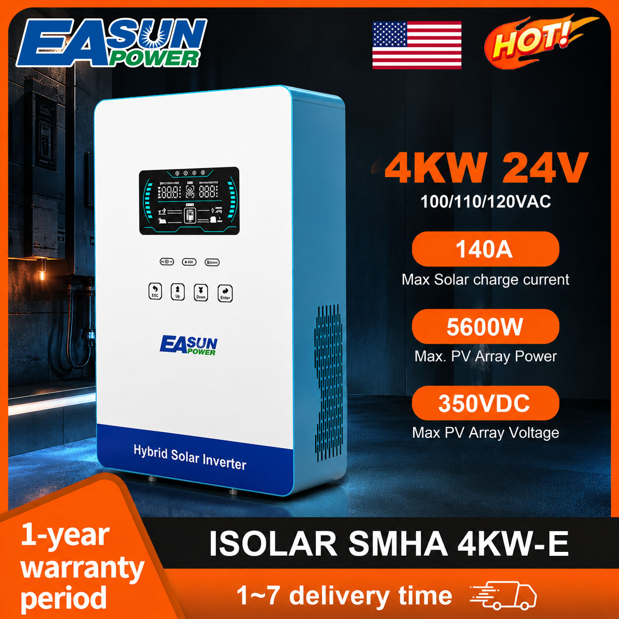 EASUN POWER 4KW 120V Netzunabh – Grid Tie Inverter Limiter 2000W Bewertung und Preis