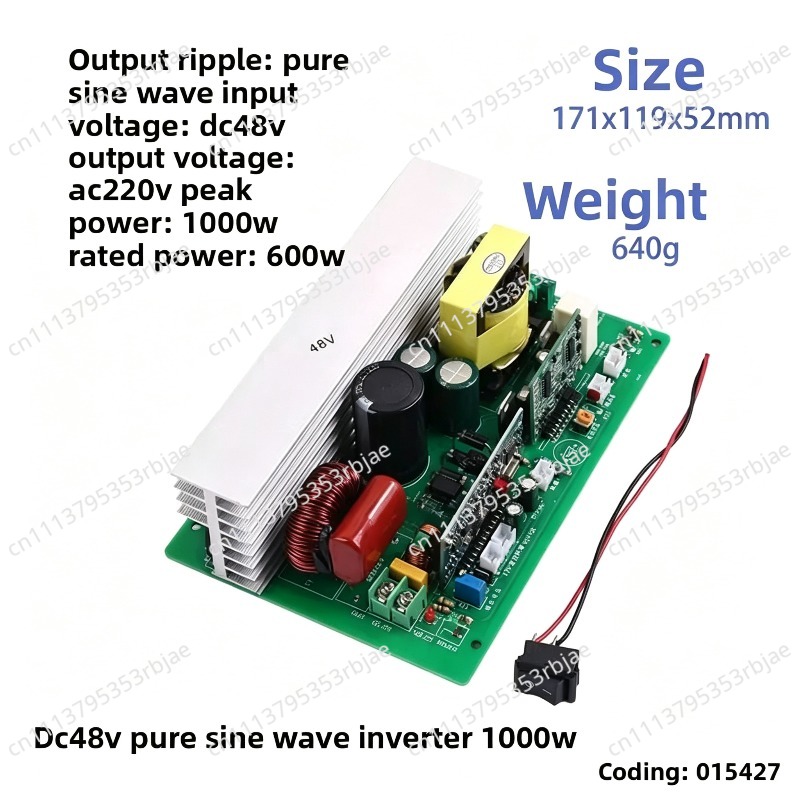 500W/1000W Reiner Sinus-Wechse – Pure Sine Wave Inverter Board 24V 48V Bewertung und Preis