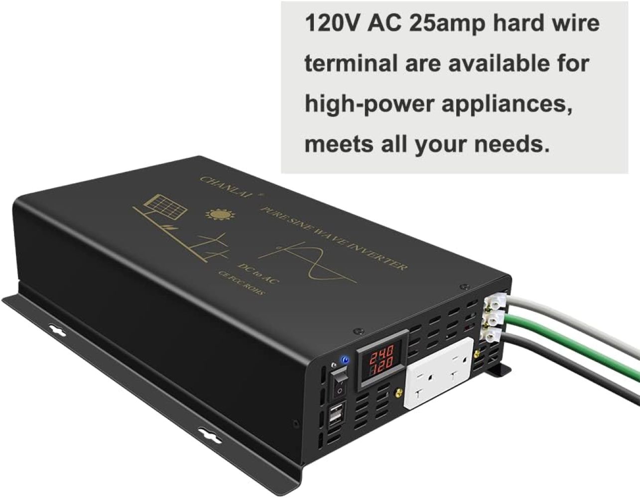 3000W Reiner Sinuswellen-Solar – Inverter Pure Sine Wave 60Hz 120V 3000W Bewertung und Preis